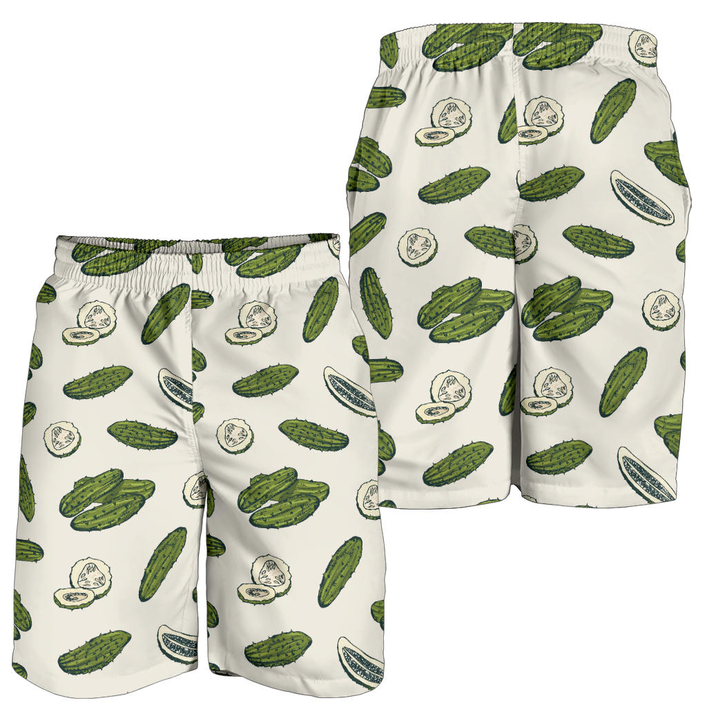 Cucumber Pattern Print Design CC05 Mens Shorts