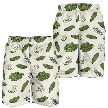 Cucumber Pattern Print Design CC05 Mens Shorts