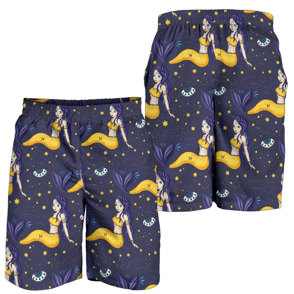 Pisces Pattern Print Design A04 Mens Shorts