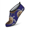 Sea Turtle Pattern Print Design T05 Aqua Water Shoes