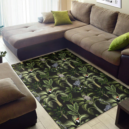 Rainforest Pattern Print Design RF05 Area Rugs