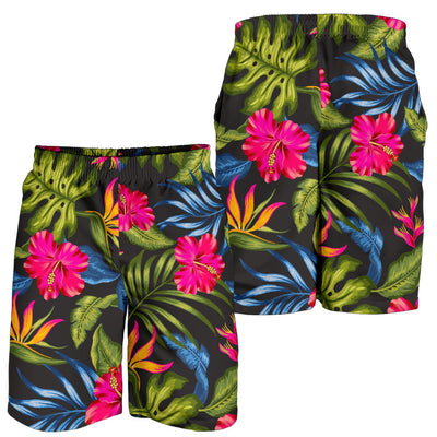 Bird Of Paradise Pattern Print Design BOP014 Mens Shorts