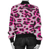 Leopard Pattern Print Design 02 Women's Bomber Jacket