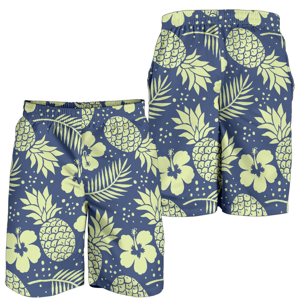 Pineapple Pattern Print Design PP07 Mens Shorts