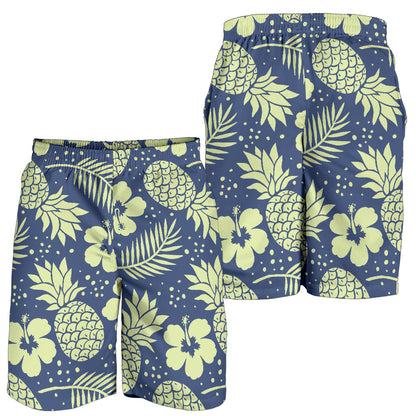 Pineapple Pattern Print Design PP07 Mens Shorts