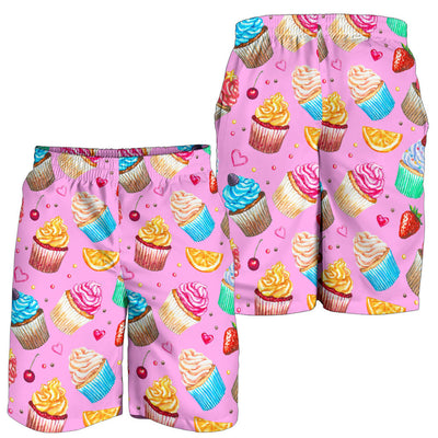 Cupcake Pattern Print Design CP05 Mens Shorts