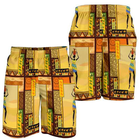 African Girl Design Mens Shorts