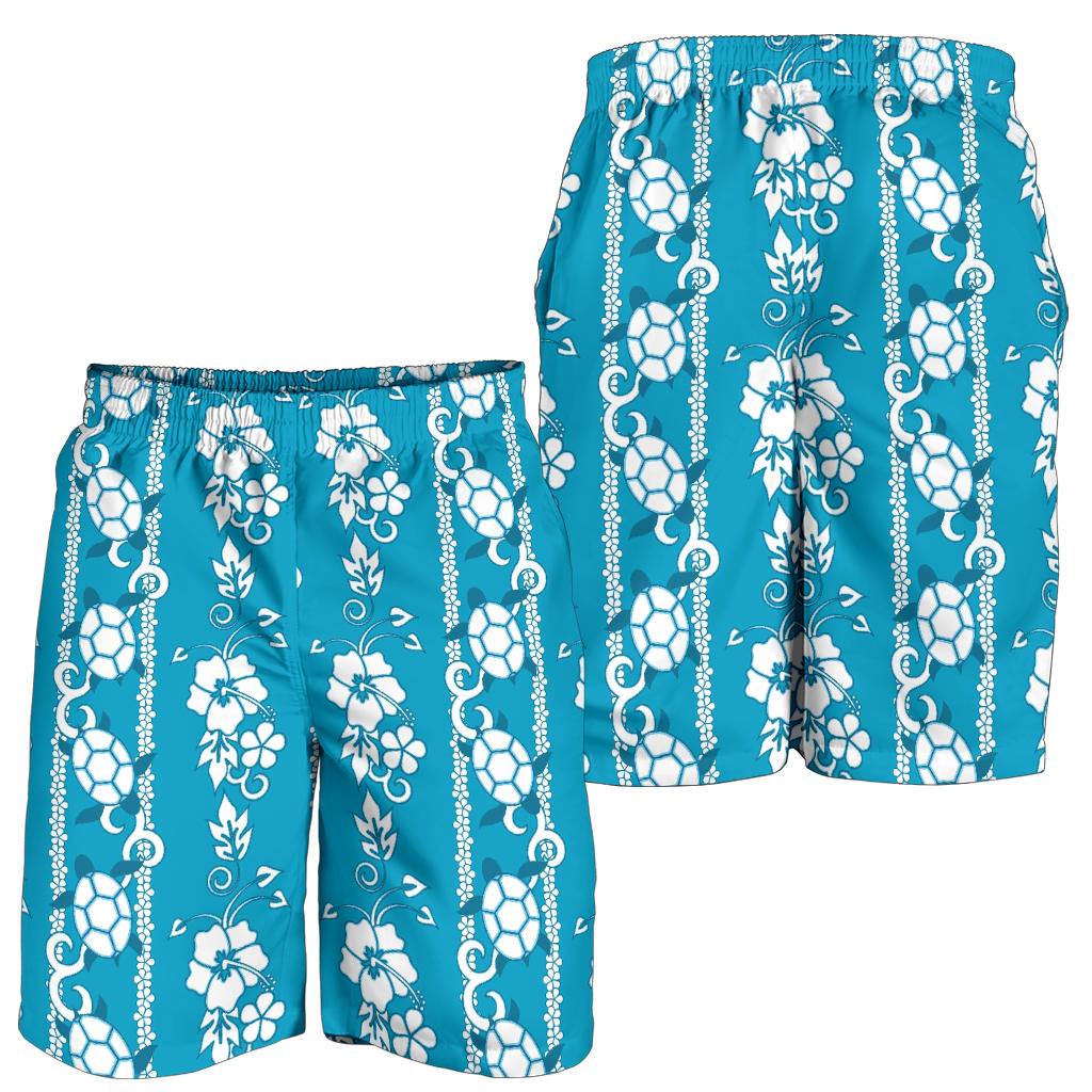 Hawaiian Themed Pattern Print Design H025 Mens Shorts