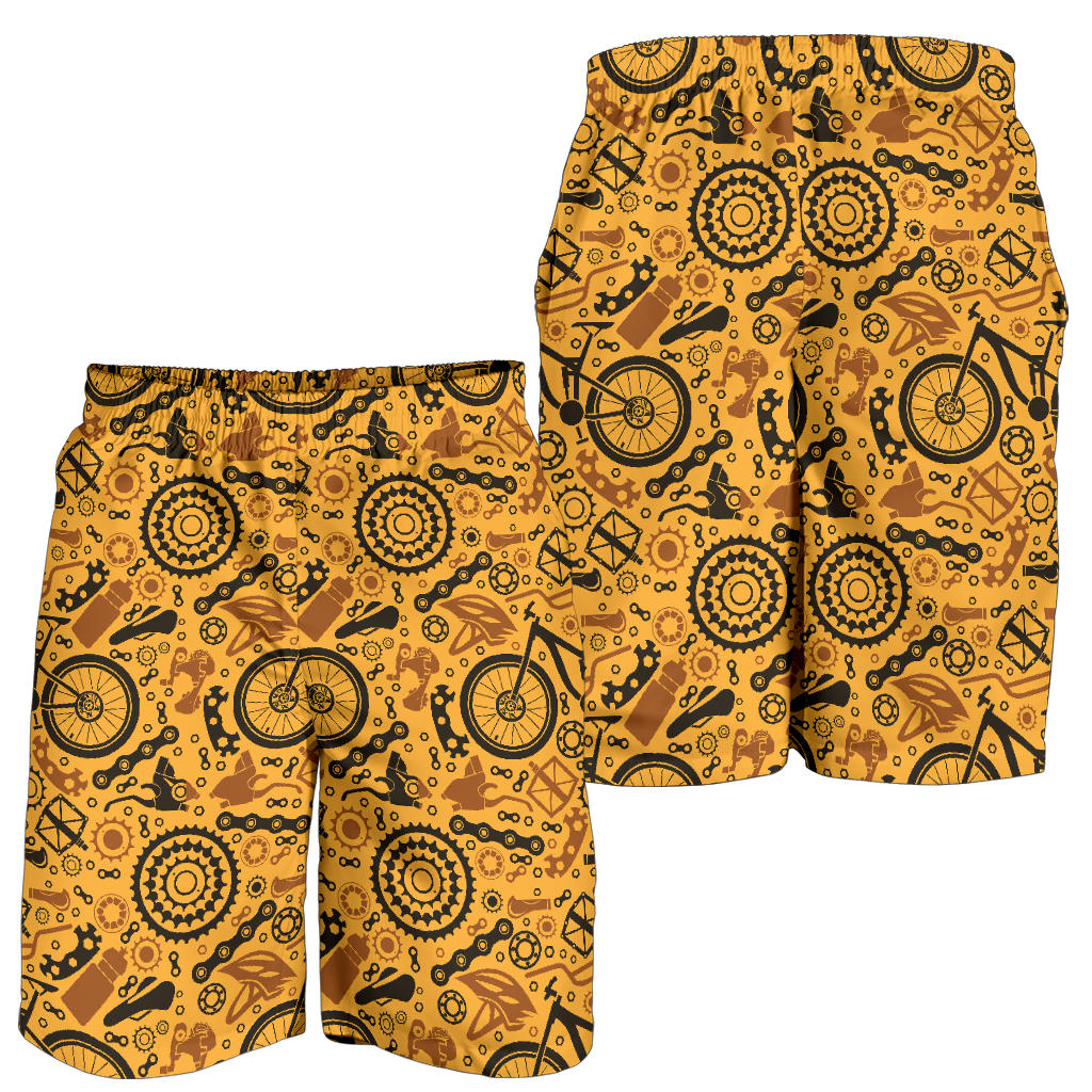 Mountain bike Pattern Print Design 03 Mens Shorts