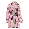 Peony Pattern Print Design PE09 Women Bathrobe