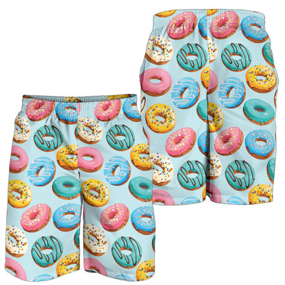 Donut Pattern Print Design DN05 Mens Shorts