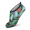 Bird Of Paradise Pattern Print Design BOP01 Aqua Water Shoes