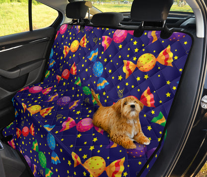 Candy Pattern Print Design CA06 Rear Dog  Seat Cover