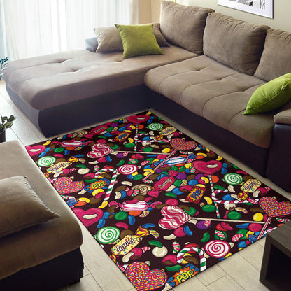 Candy Pattern Print Design CA02 Area Rugs