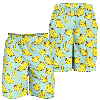Banana Pattern Print Design BA04 Mens Shorts