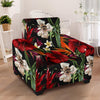 Summer Floral Pattern Print Design SF03 Armchair Slipcover