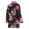 Carnations Pattern Print Design CN05 Women Bathrobe