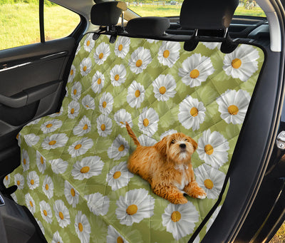 Daisy Pattern Print Design DS06 Rear Dog  Seat Cover