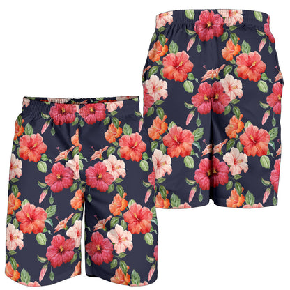 Tropical Flower Pattern Print Design TF020 Mens Shorts
