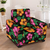 Hibiscus Pattern Print Design HB029 Armchair Slipcover