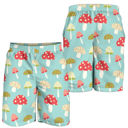 Mushroom Pattern Print Design A01 Mens Shorts