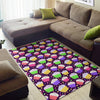 Cupcake Pattern Print Design CP07 Area Rugs