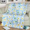 Daisy Pattern Print Design DS010 Fleece Blanket