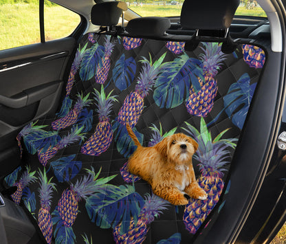 Pineapple Pattern Print Design PP04 Rear Dog  Seat Cover