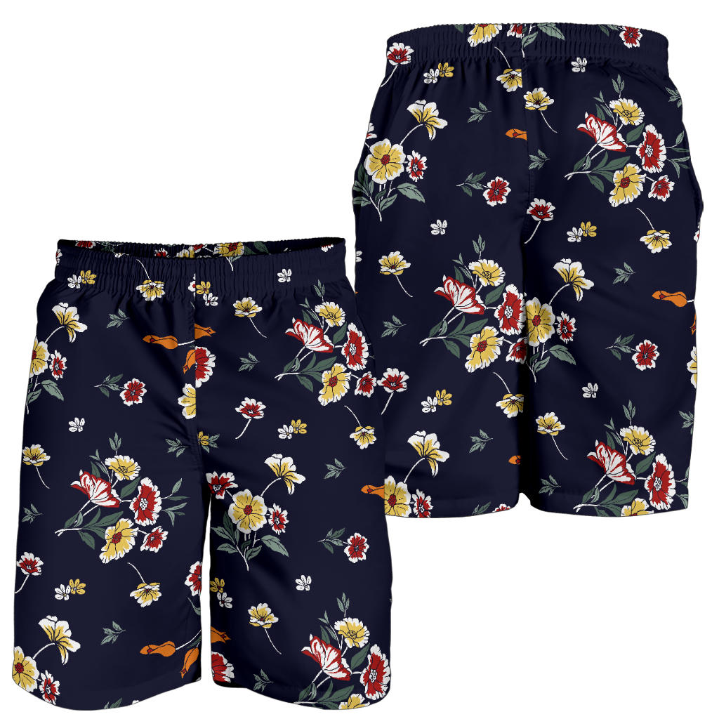 Summer Floral Pattern Print Design SF01 Mens Shorts