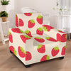 Strawberry Pattern Print Design SB02 Armchair Slipcover