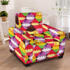 Cupcake Pattern Print Design CP02 Armchair Slipcover