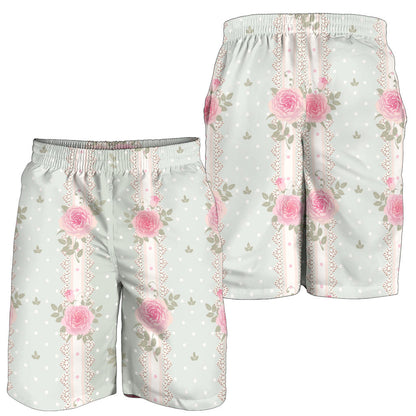 Rose Pattern Print Design RO016 Mens Shorts