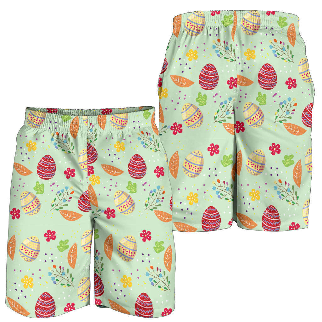 Easter Eggs Pattern Print Design RB07 Mens Shorts