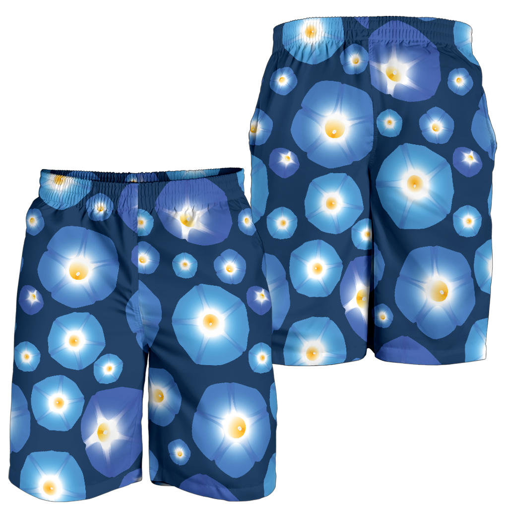 Morning Glory Pattern Print Design 02 Mens Shorts