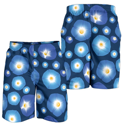 Morning Glory Pattern Print Design 02 Mens Shorts
