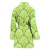 Cucumber Pattern Print Design CC04 Women Bathrobe