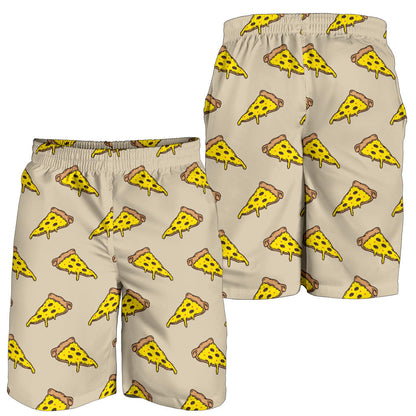 Pizza Pattern Print Design A04 Mens Shorts