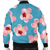 Cherry Blossom Pattern Print Design CB09 Men Bomber Jacket