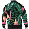 Bird Of Paradise Pattern Print Design BOP03 Men Bomber Jacket