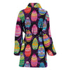 Easter Eggs Pattern Print Design RB08 Women Bathrobe