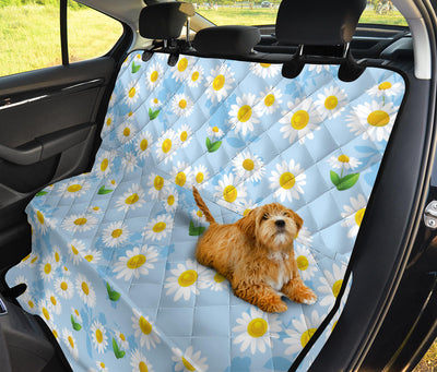 Daisy Pattern Print Design DS010 Rear Dog  Seat Cover