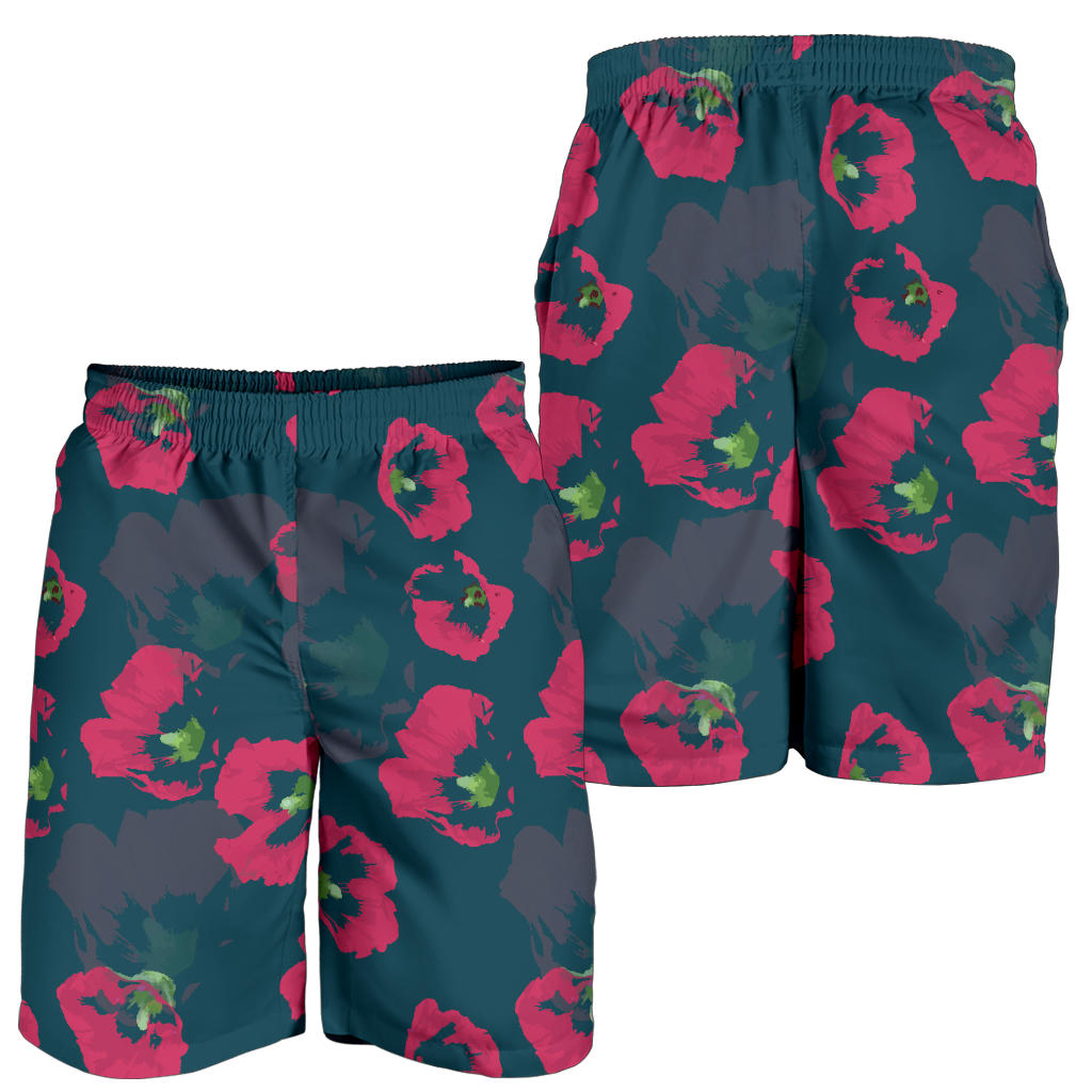Morning Glory Pattern Print Design 01 Mens Shorts