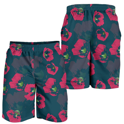 Morning Glory Pattern Print Design 01 Mens Shorts