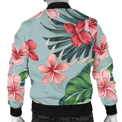 Plumeria Pattern Print Design PM027 Men Bomber Jacket