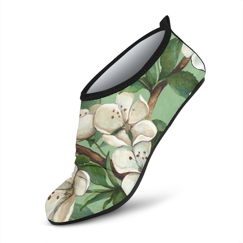 Apple blossom Pattern Print Design AB02 Aqua Water Shoes