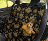 Lotus Boho Pattern Print Design LO03 Rear Dog  Seat Cover