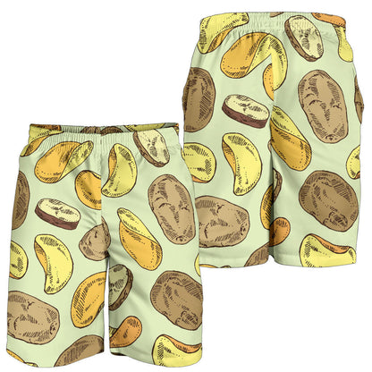 Potato Pattern Print Design A03 Mens Shorts