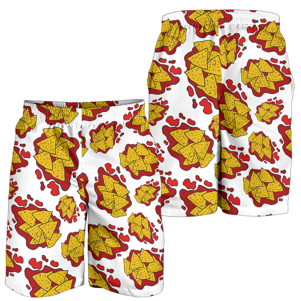 Nachos Pattern Print Design A03 Mens Shorts
