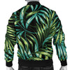 Tropical Flower Pattern Print Design TF08 Men Bomber Jacket