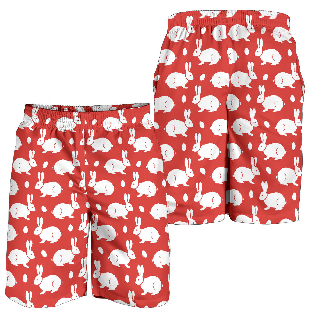 Rabbit Pattern Print Design RB017 Mens Shorts